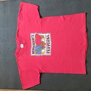 RARE Ben & Jerry's One world one heart 1994 festival vintage t-shirt size Large